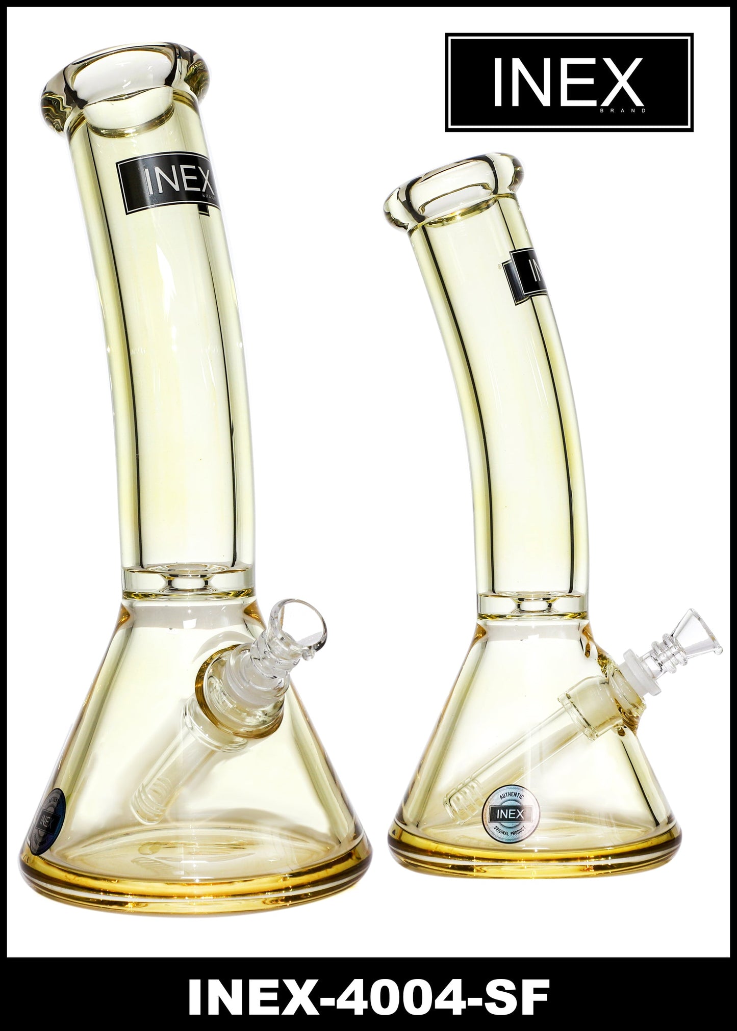 INEX BRAND 12" HEAVY BENT BEAKER